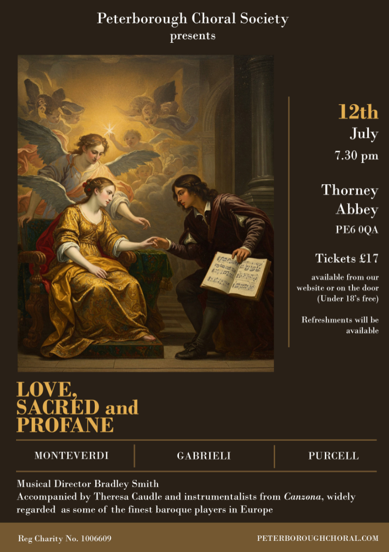 Sacred and Profane Concert Poster